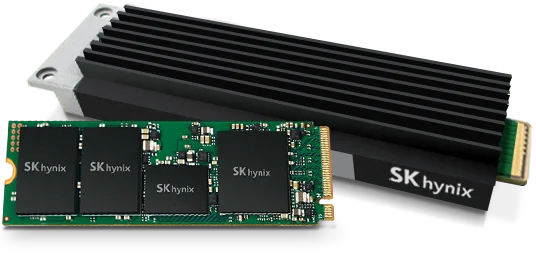 SK hynix 固態儲存電路板與散熱結構